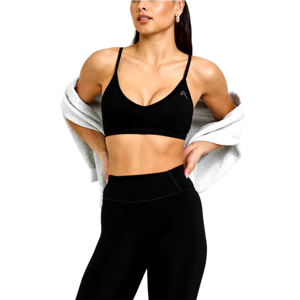 Oner Active Black Timeless Strappy Bralette Size S